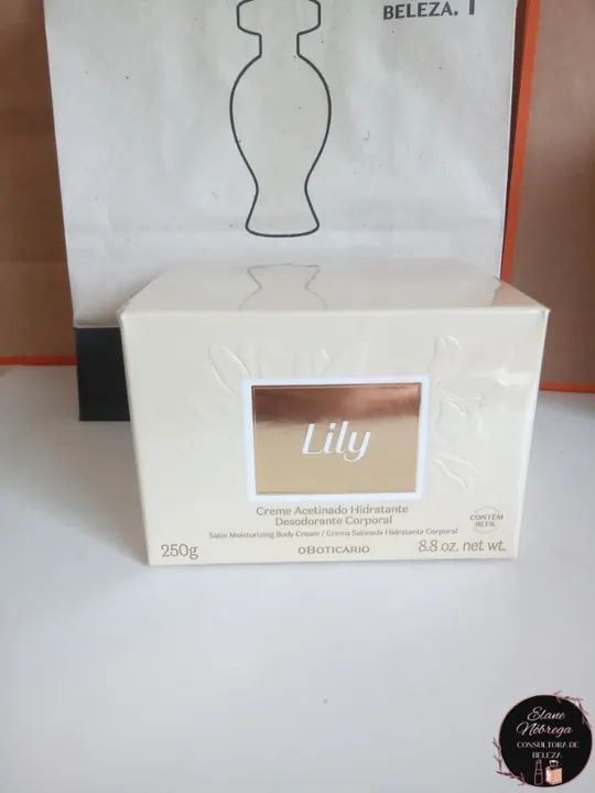 PROMOÇÃO Creme acetinado Lily