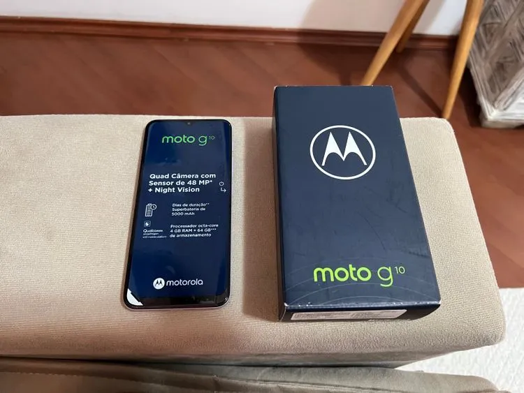Vendo Celular Moto G10 Único Dono Completo