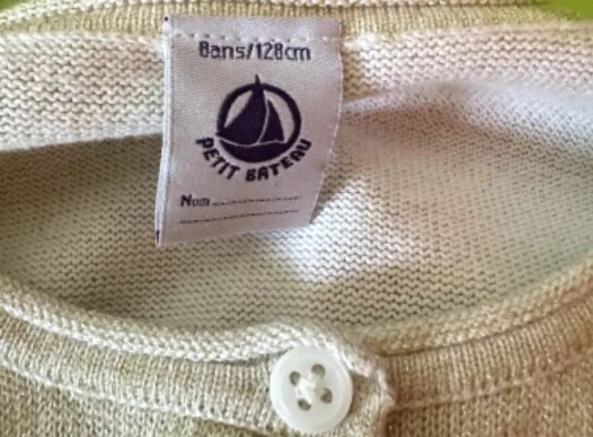 Cardigan menina - 8 anos - Petit Bateau - Foto 2
