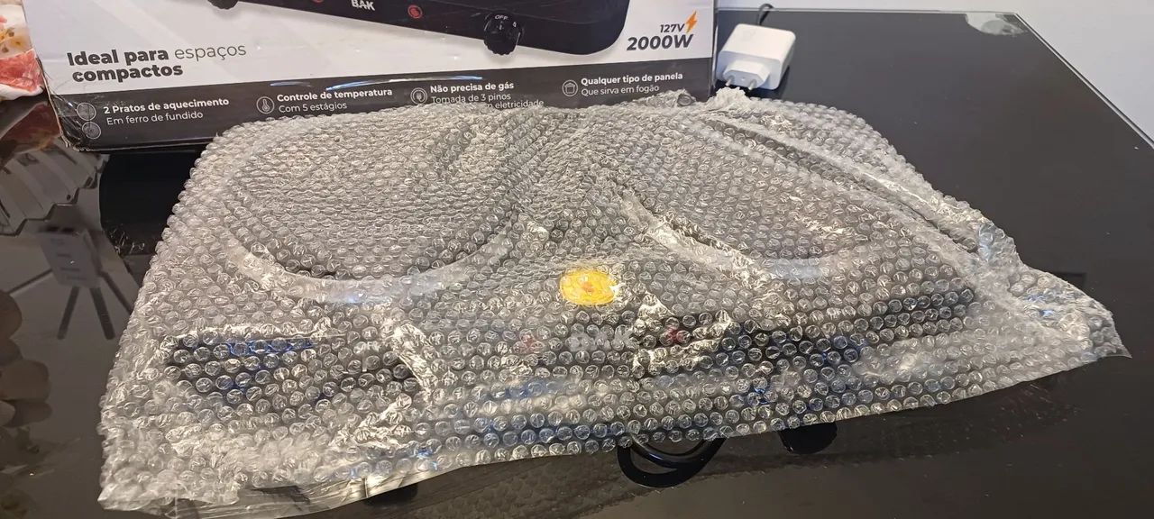 Cookto (fogareiro)Elétrico 2 Bocas - Novo - Foto 4