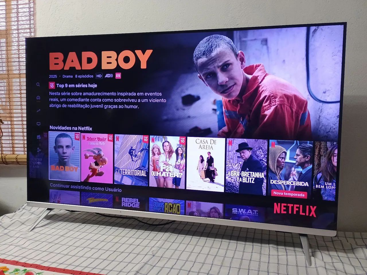 Smart TV 50 polegadas 4K (Ultra HD) em perfeito funcionamento  - Foto 2