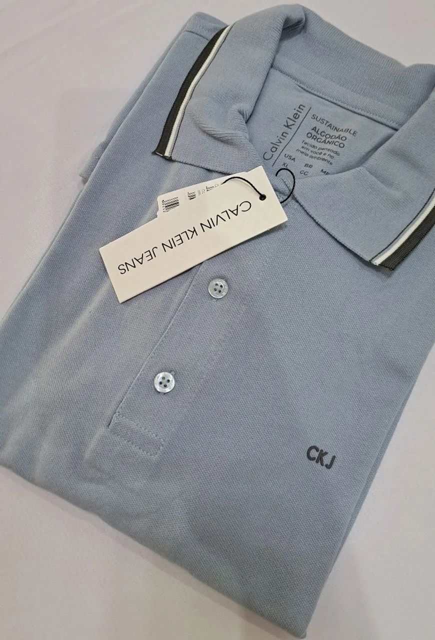 Camiseta Polo Calvin Klein Jeans  - Foto 4