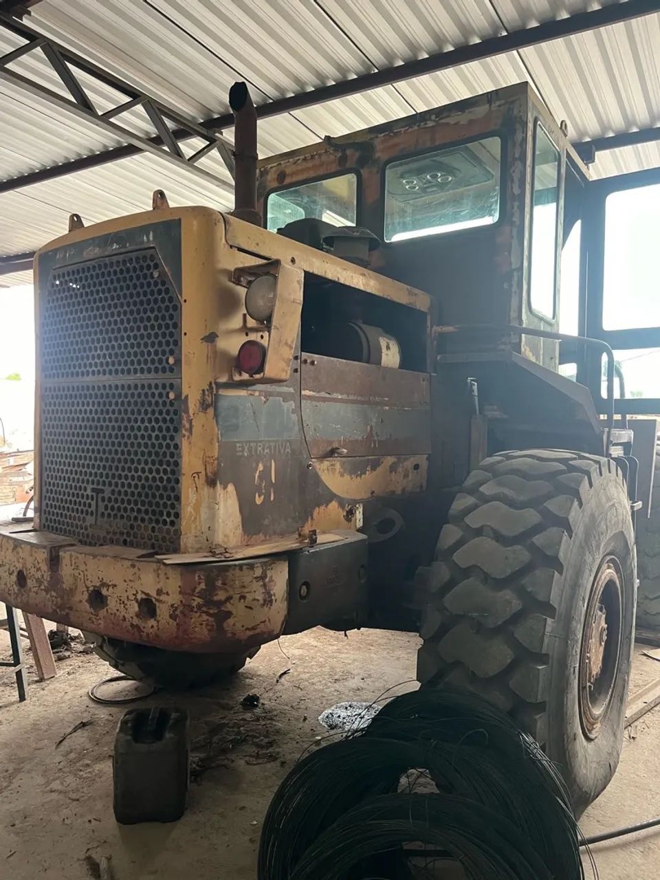 Pá carregadeira caterpillar  966 - Foto 4