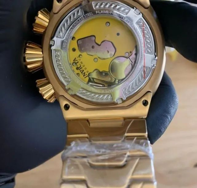 Relógio INVICTA THUNDERBOLT DOURADO FUNCIONAL - Foto 4