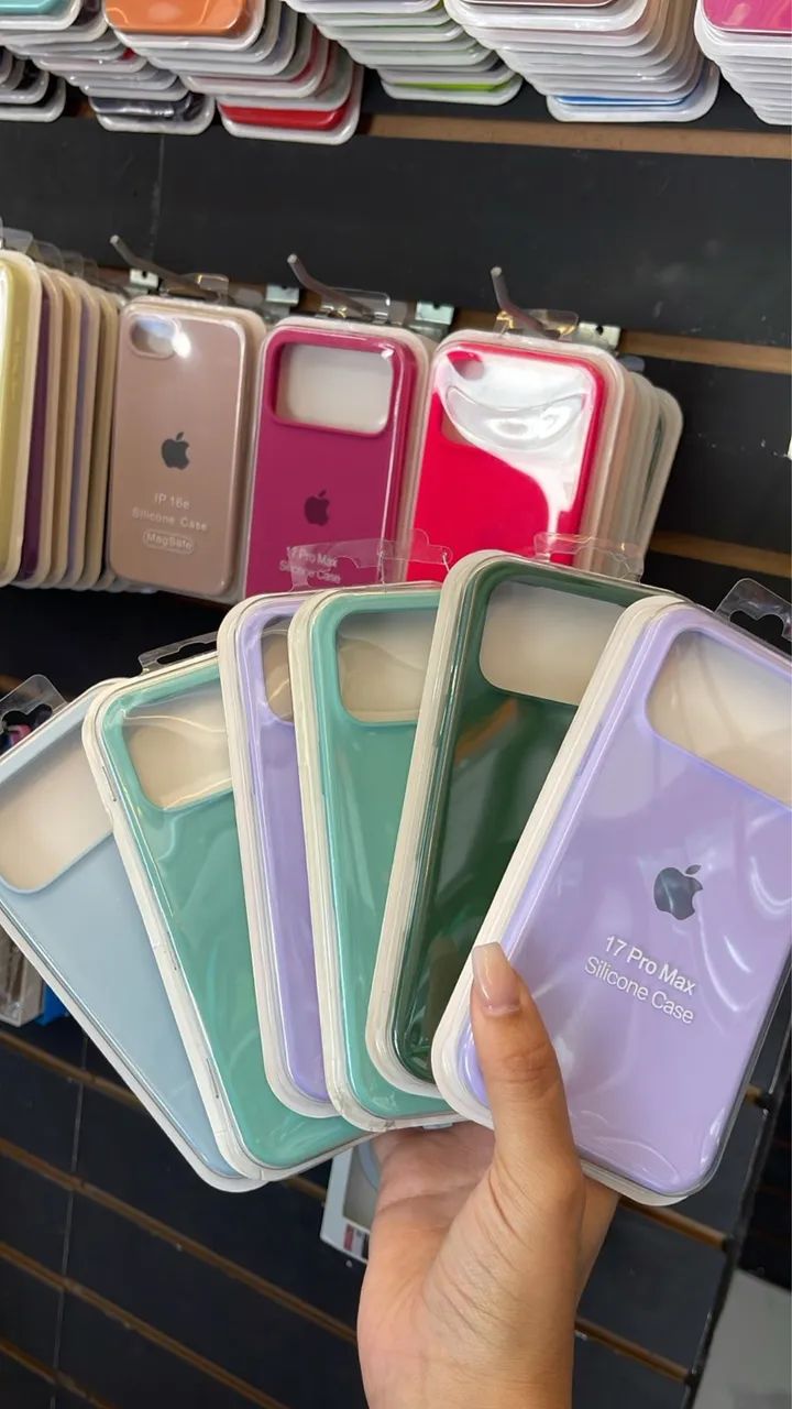 Cases De Silicone para iPhone 17 Pro Max 