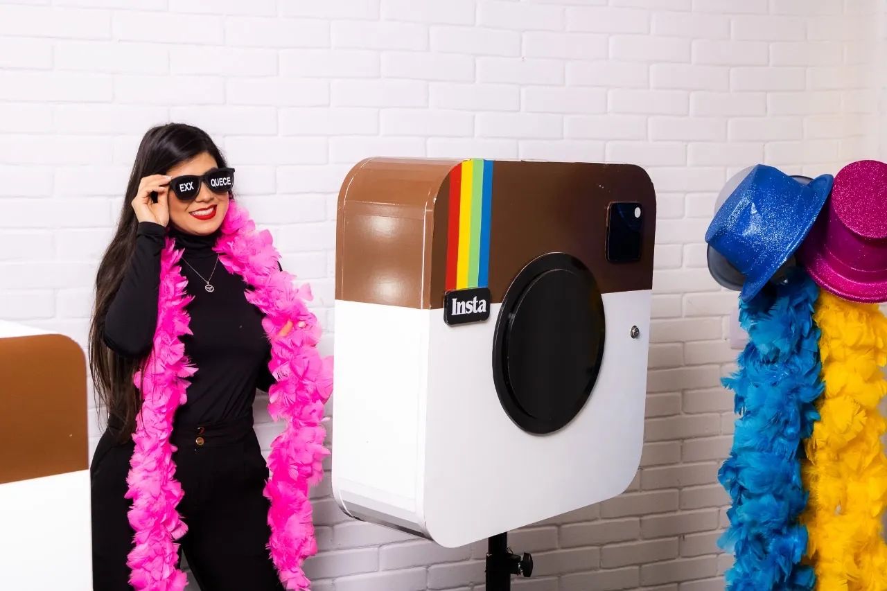 Estrutura para cabine de fotos Instagramavel - Foto 3
