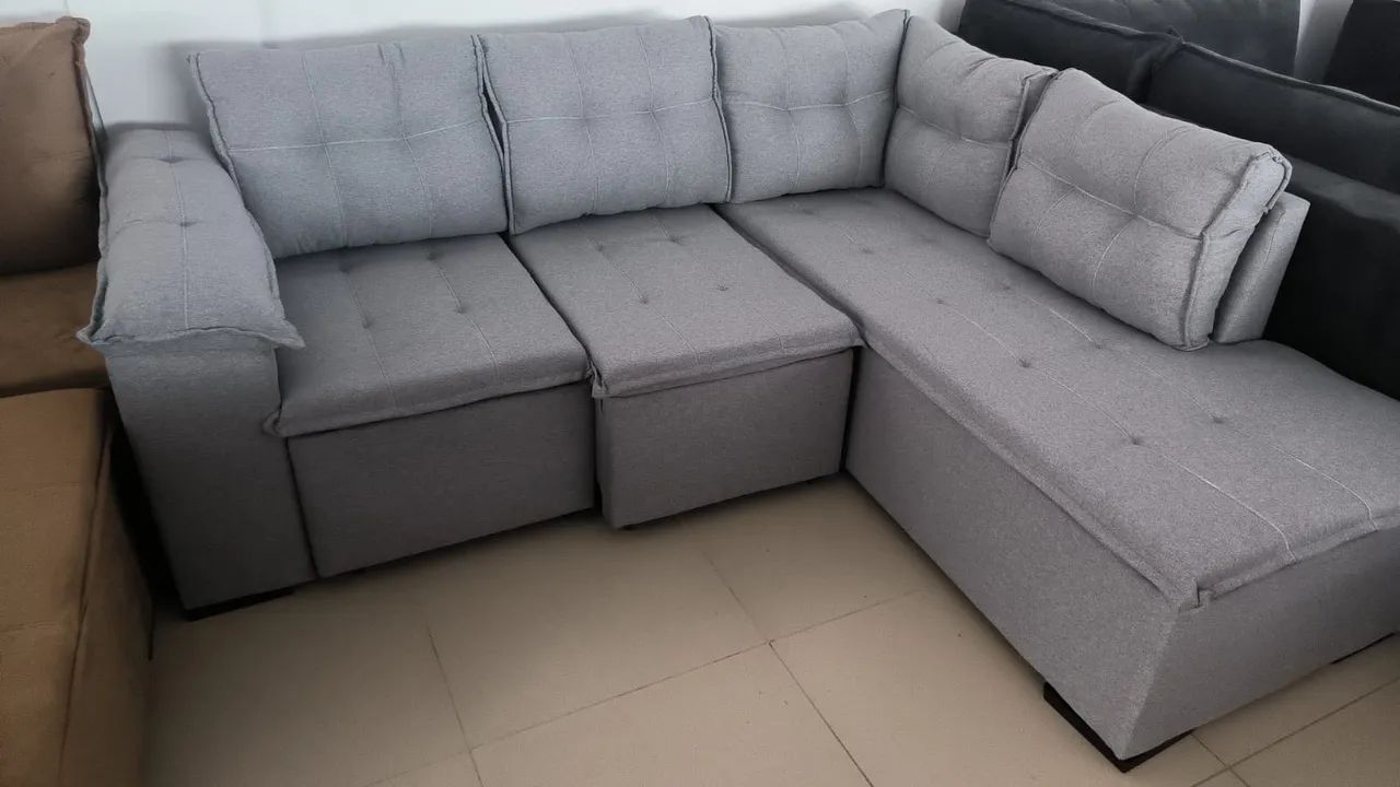 Sofá de Canto Retrátil LINHO 
