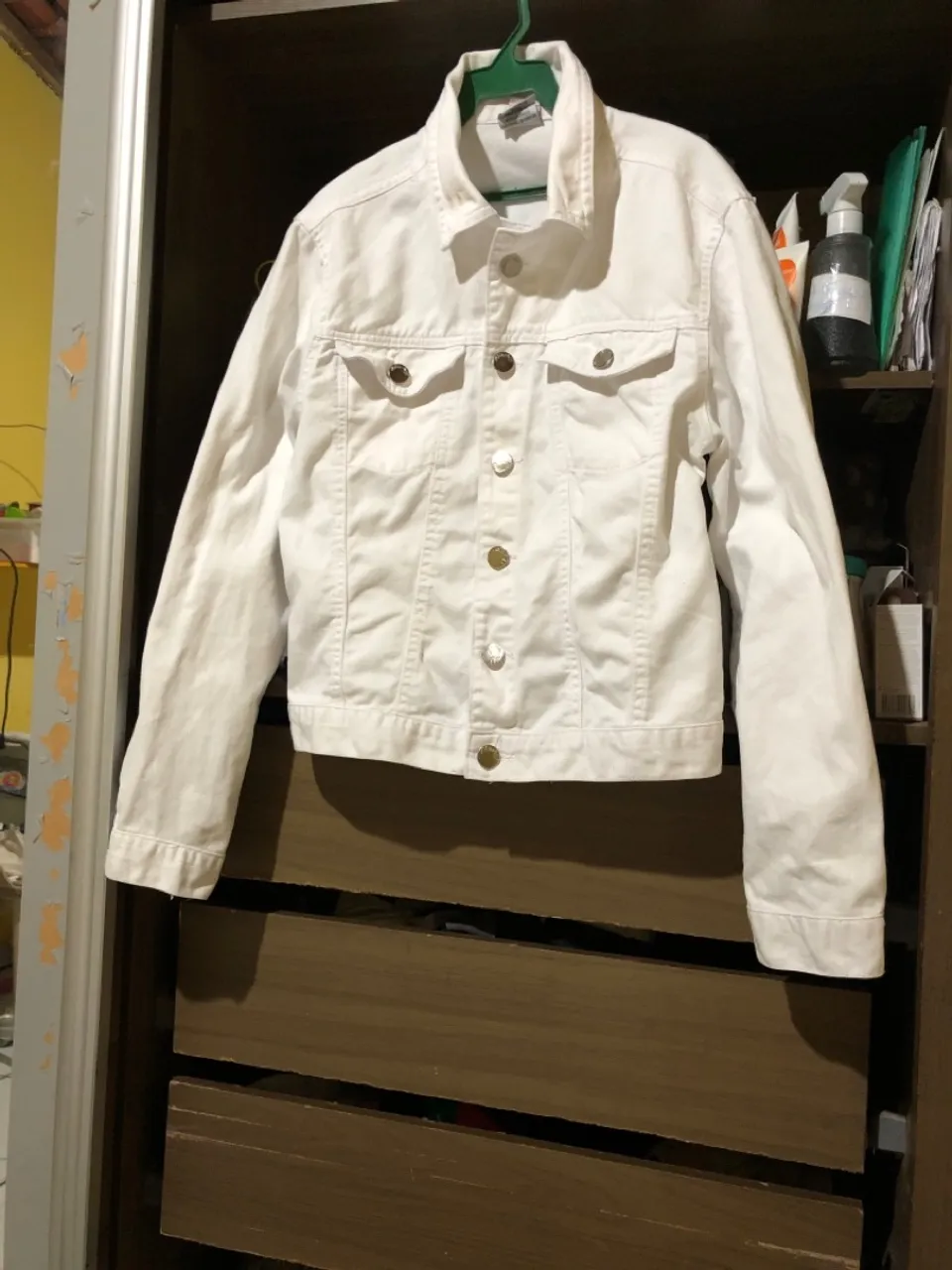 Jaqueta Jeans Branca