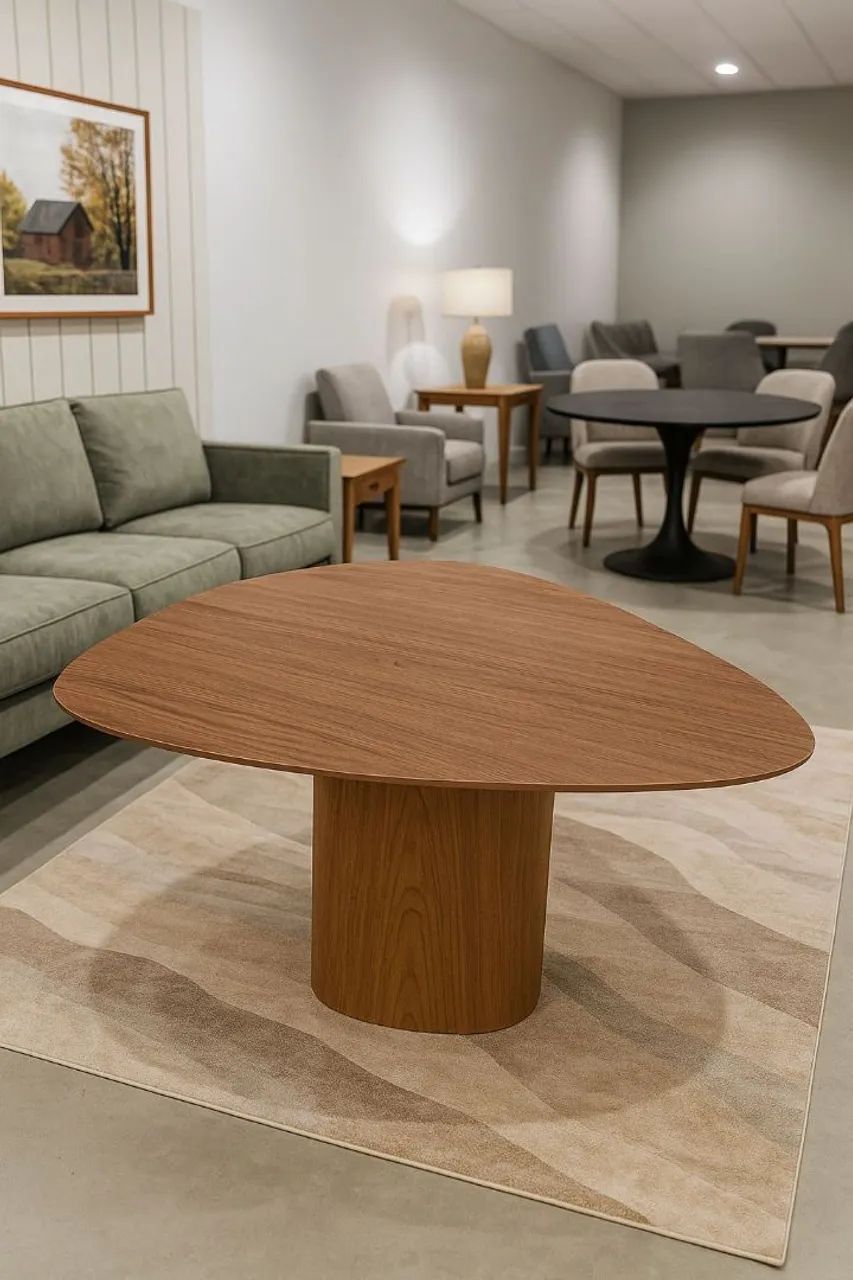 Mesa de madeira moderna várias medidas 