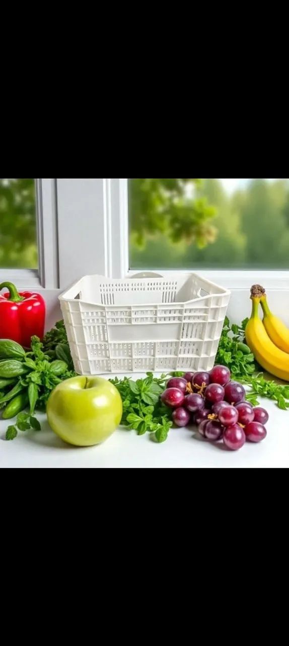 Caixa Organizadora para Frutas e Verduras Azul