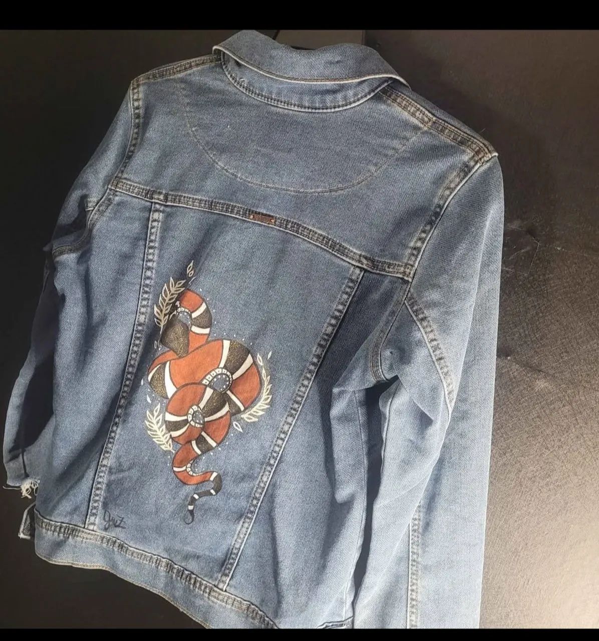 Jaqueta Jeans Azul Clássica - Foto 3