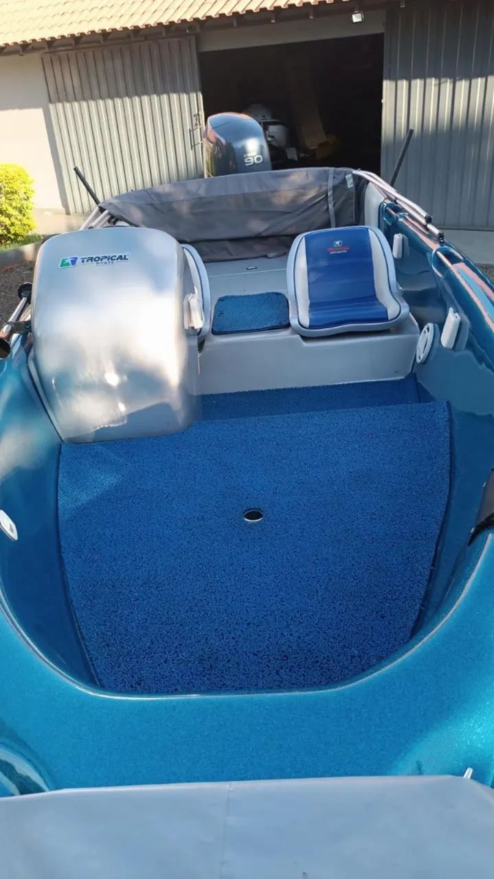 Lancha 2014 motor yamaha 90 hp - Foto 7