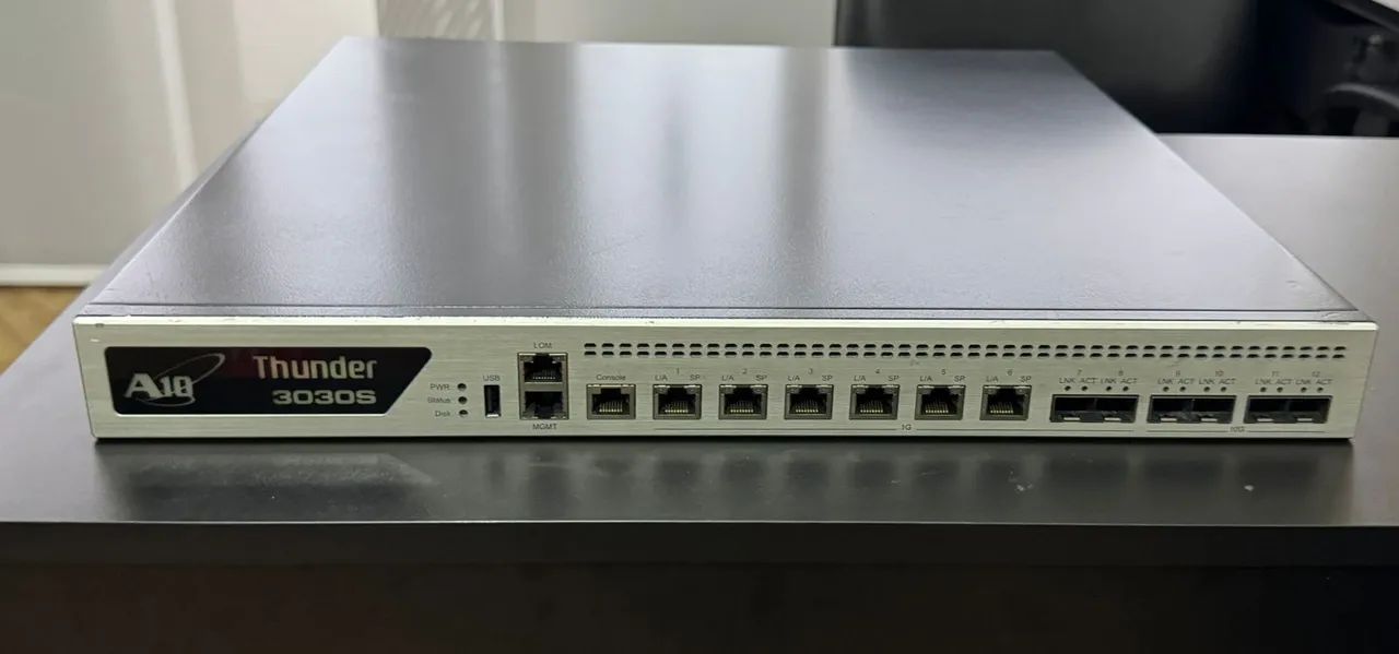 A10 Thunder 3030s faz 30gb Cgnat!