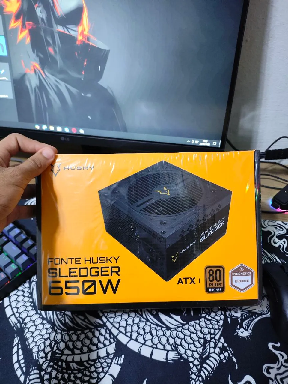 Fonte Gamer Husky Sledger 650W 80 Plus Bronze