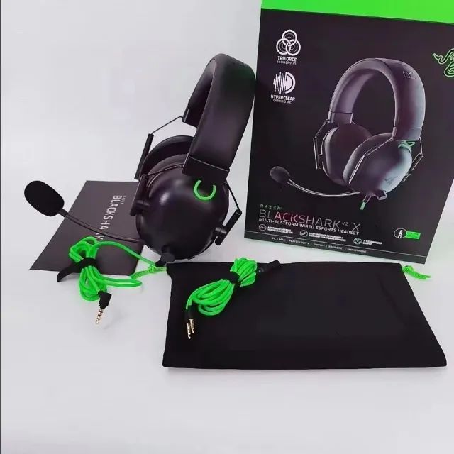 Headset Razer Blackshark V2 7.1 Novo lacrado Surround - Foto 2