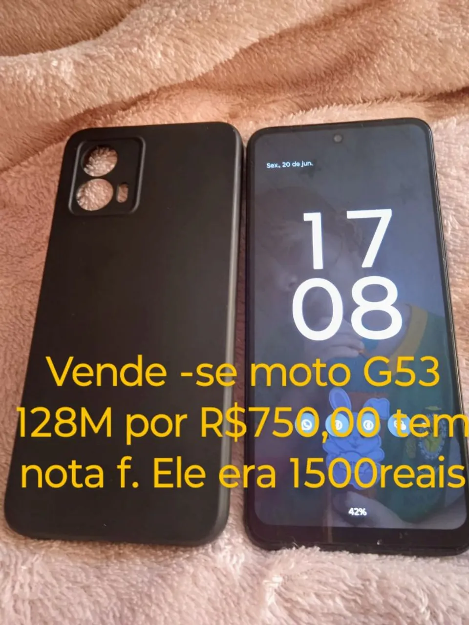 Vendo moto G53 5G 128memoria interna