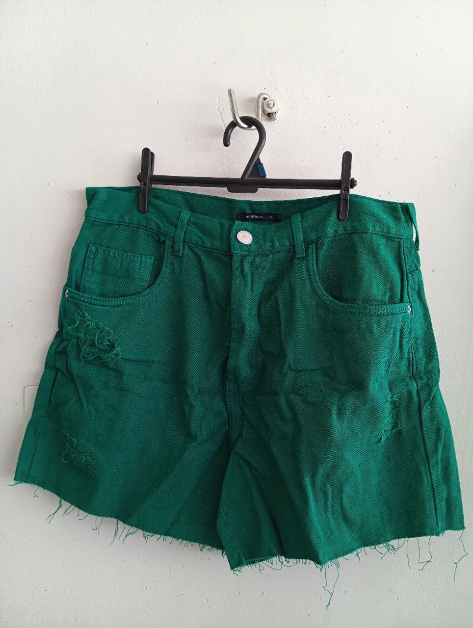 Short Jeans Verde - Tamanho 44