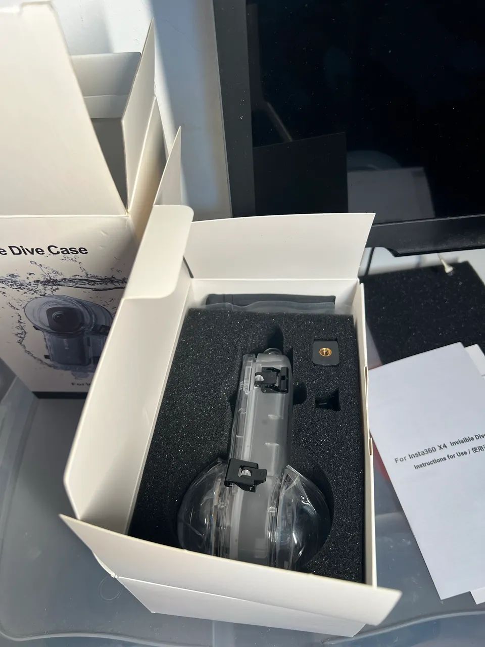 Case aprova D?água para Insta360 X4