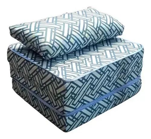 Puff Multiuso 3 em 1 Ortobom - Sofá, Cama e Travesseiro em Um Só Produto! - Foto 2