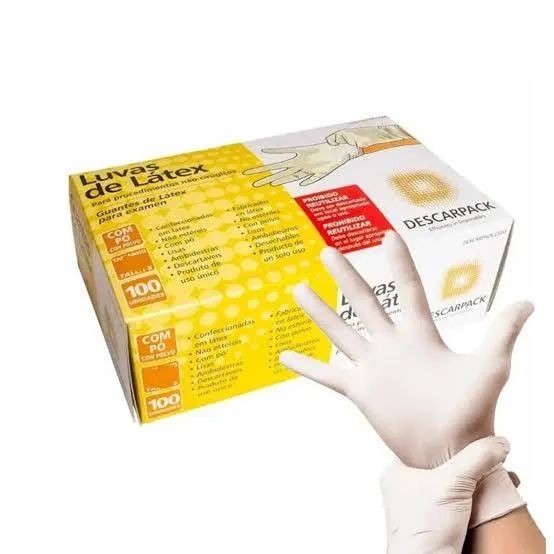 LUVA DE PROCEDIMENTO LÁTEX  - Foto 2