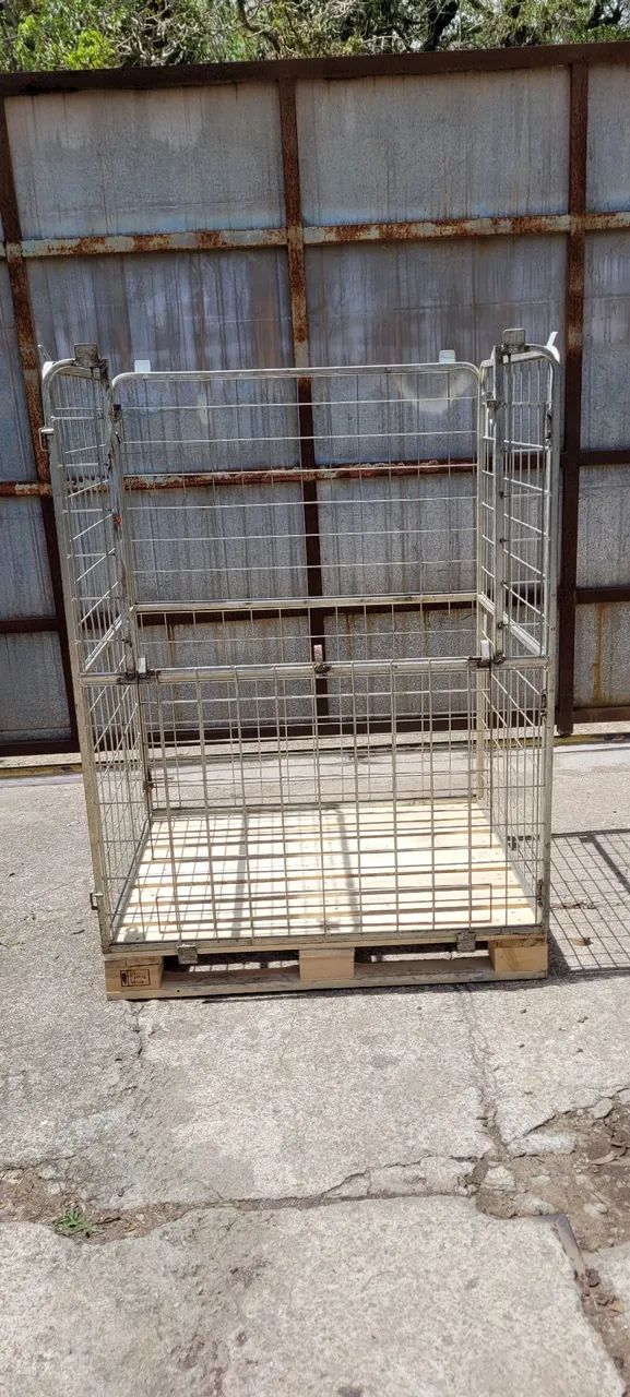 Gaiola fundo de paletes 1.000 X 1.200 x 1.500  - Foto 4