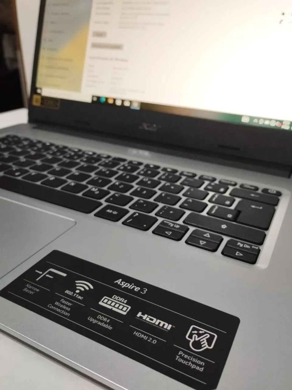 Notebook Acer Aspire 3, Intel N4500, 8GB, 128GB SDD" Full HD .  Entrego, Parcelo
