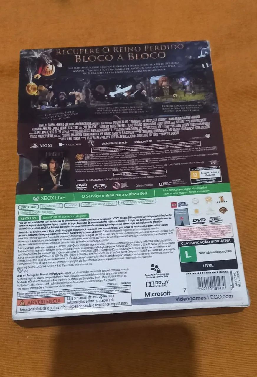 Hobbit xbox 360 duplo  - Foto 2
