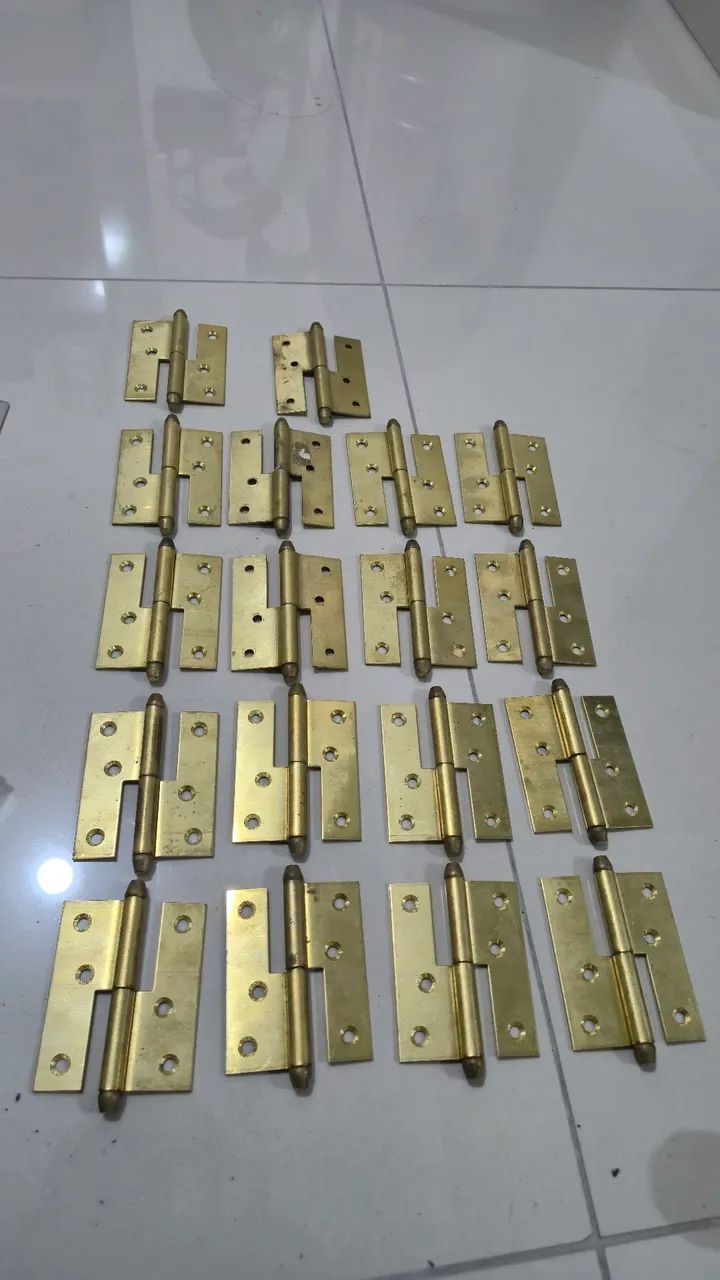 Dobradiças de latão maciço 18unid64209374741378120