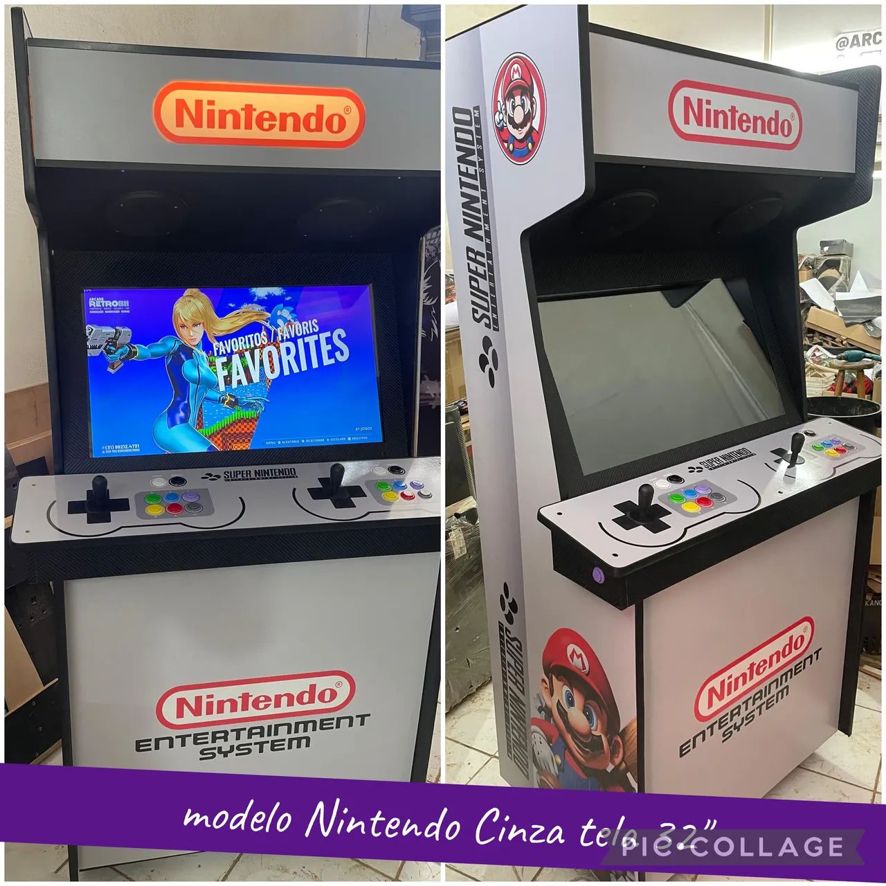 Fliperama Multijogosnl SNES