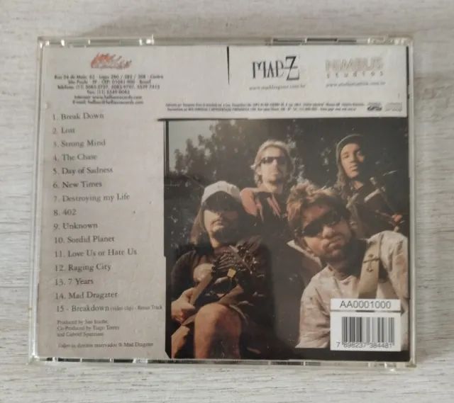CD Mad Dragzter - Strong Mind (Original) - Foto 2