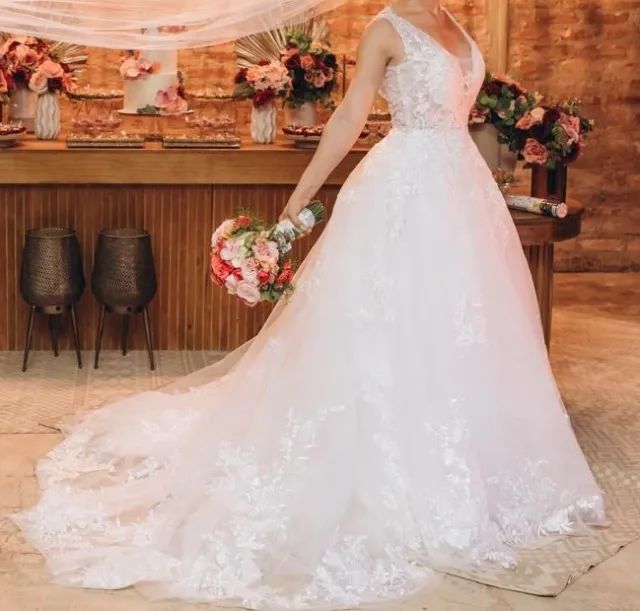 Vestido de noiva M - Foto 3