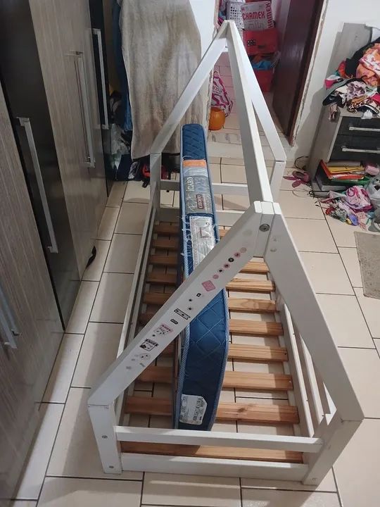 Cama Casinha Infantil Montessori com colchão  - Foto 3