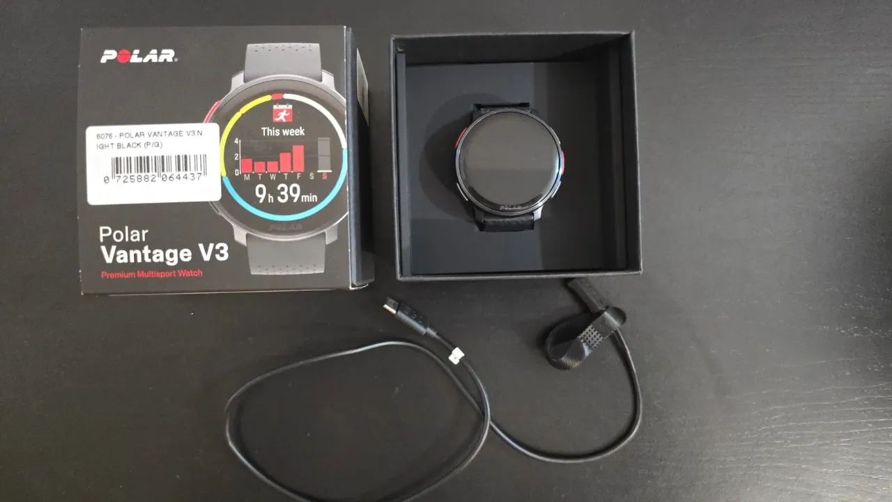 Relógio Polar Vantage V3 - Preto