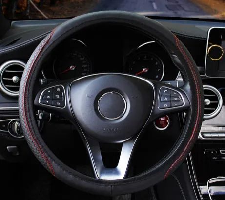 Capa Protetora de Volante de Carro Universal de 36 a 39 cm z884  - Foto 4