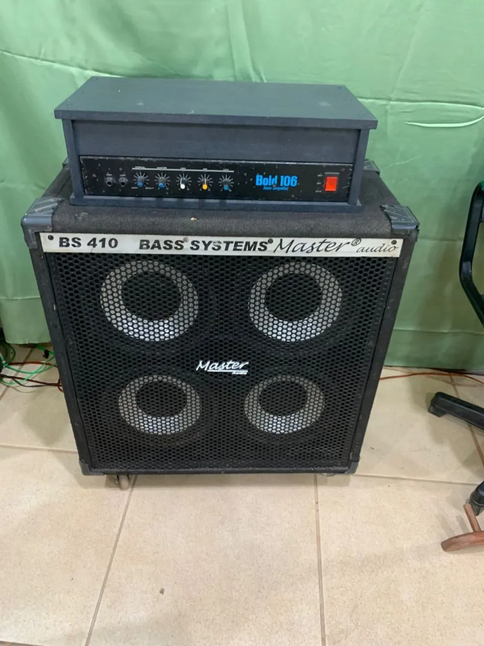 Caixa Amplificadora 4x10 Master Audio BS410 + Caixa Stoner