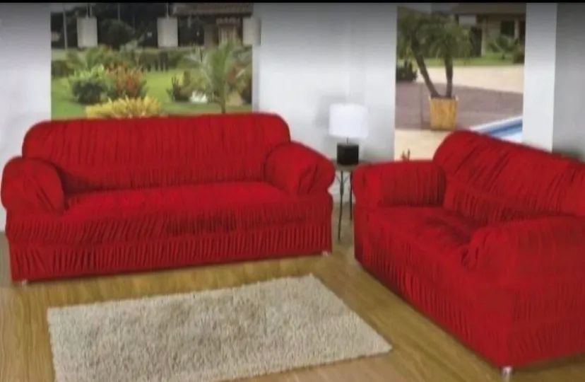 Capas de Sofá 2 e 3 lugares tecido elanca  - Foto 3