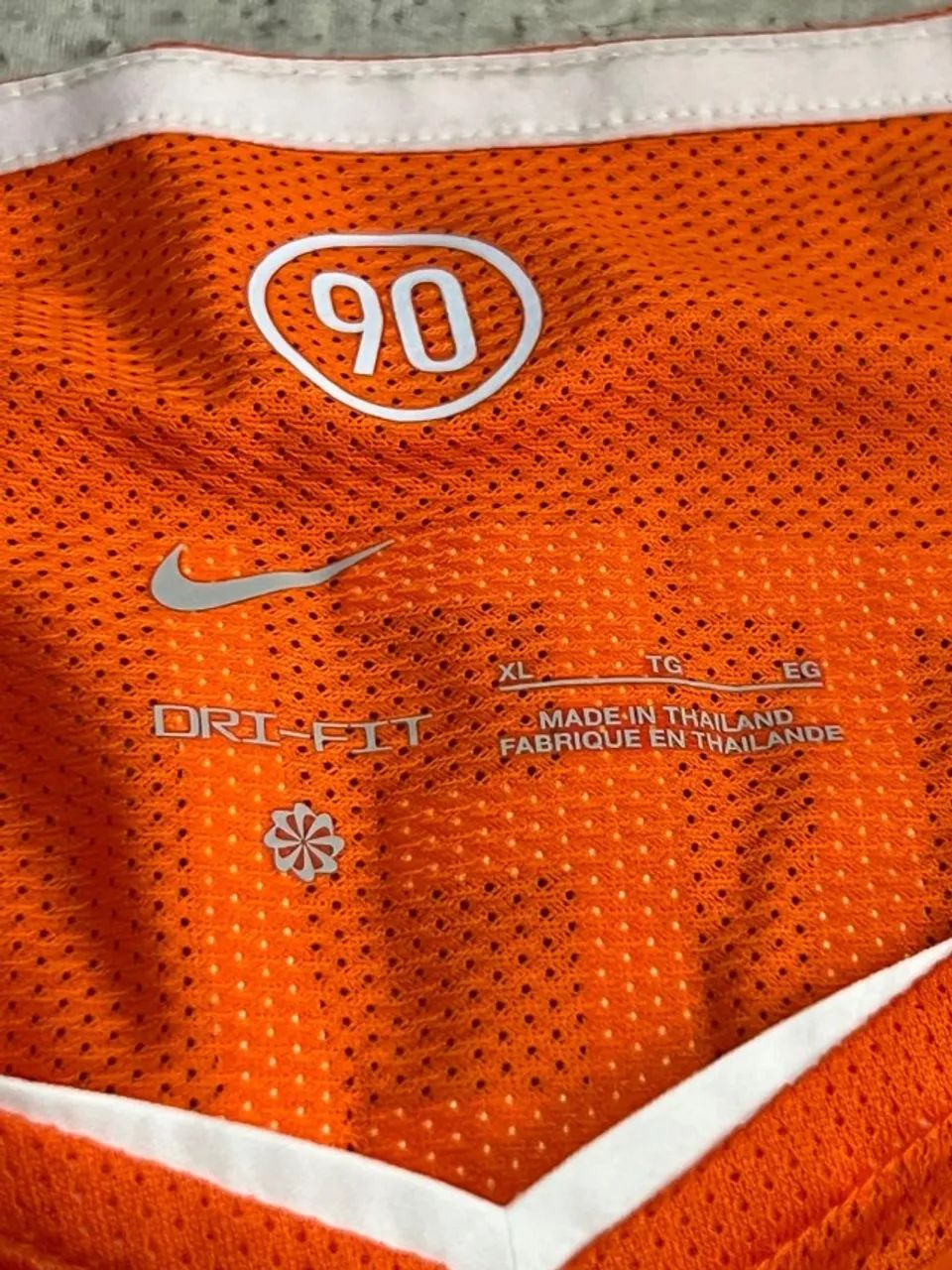 Camisa Holanda Nike Reedição Total 90 Van Nistelrooy Orange