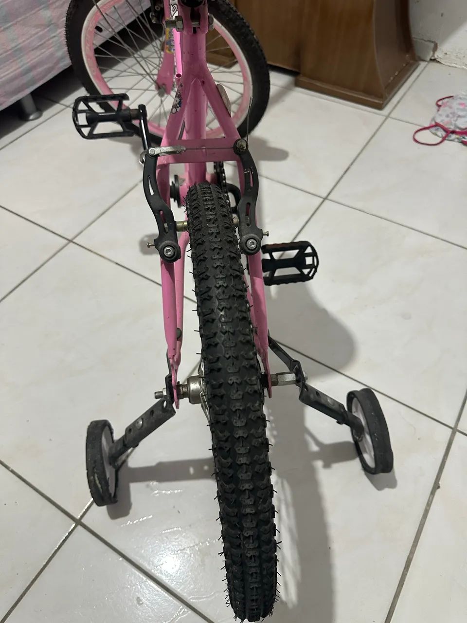 Bicicleta infantil menina hello kitty aro 16