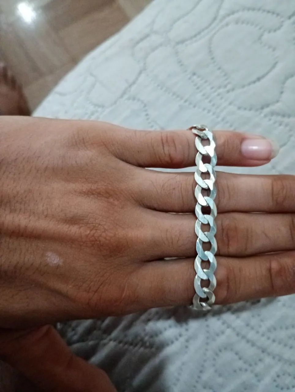 Pulseira de prata - Foto 3