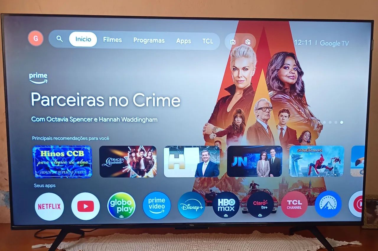 TV 50" Smart 4k Qled Google TV Nova  - Foto 2