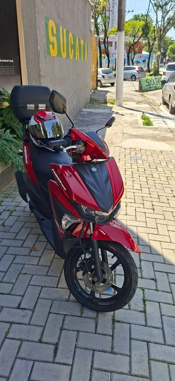 Neo 125 baixo km completa com bau - Foto 5