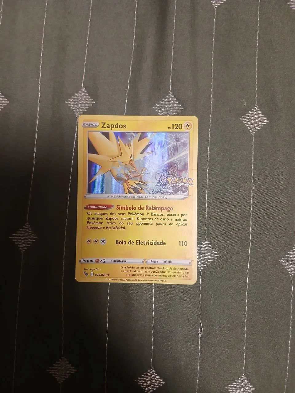 Pokémon carta Zapdos