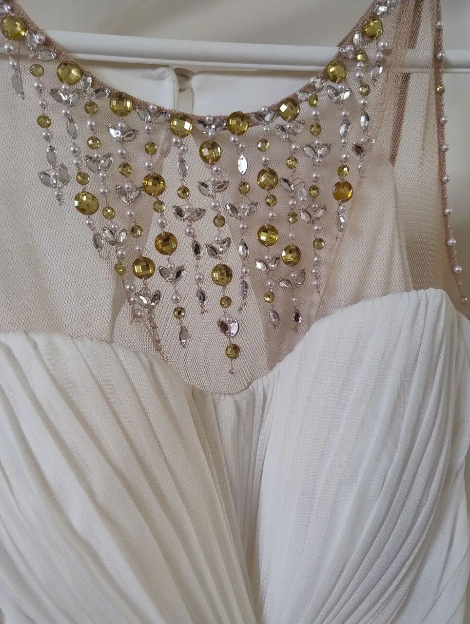 Vestido offwhite casamento cívil  - Foto 2