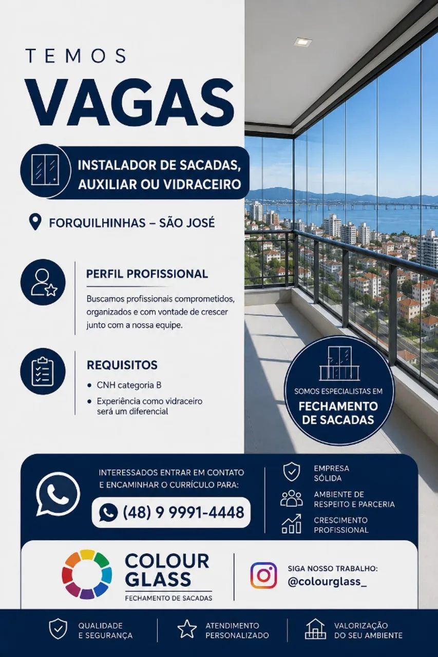Auxiliar de vidraceiro