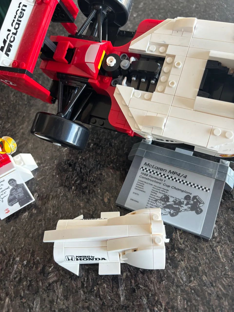 Kit montagem Mclaren MP4/4 com Ayrton Senna - Foto 4