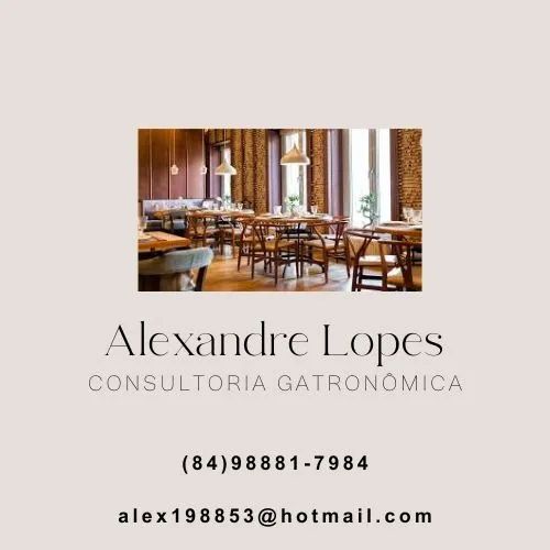 Alexandre Lopes - Consultoria Gastrônomica