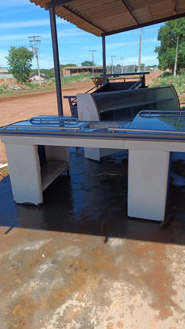 Freezer e um caixa de mercado  - Foto 5