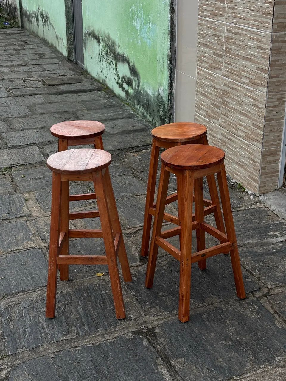 Bancos de Madeira 70cm - Foto 2