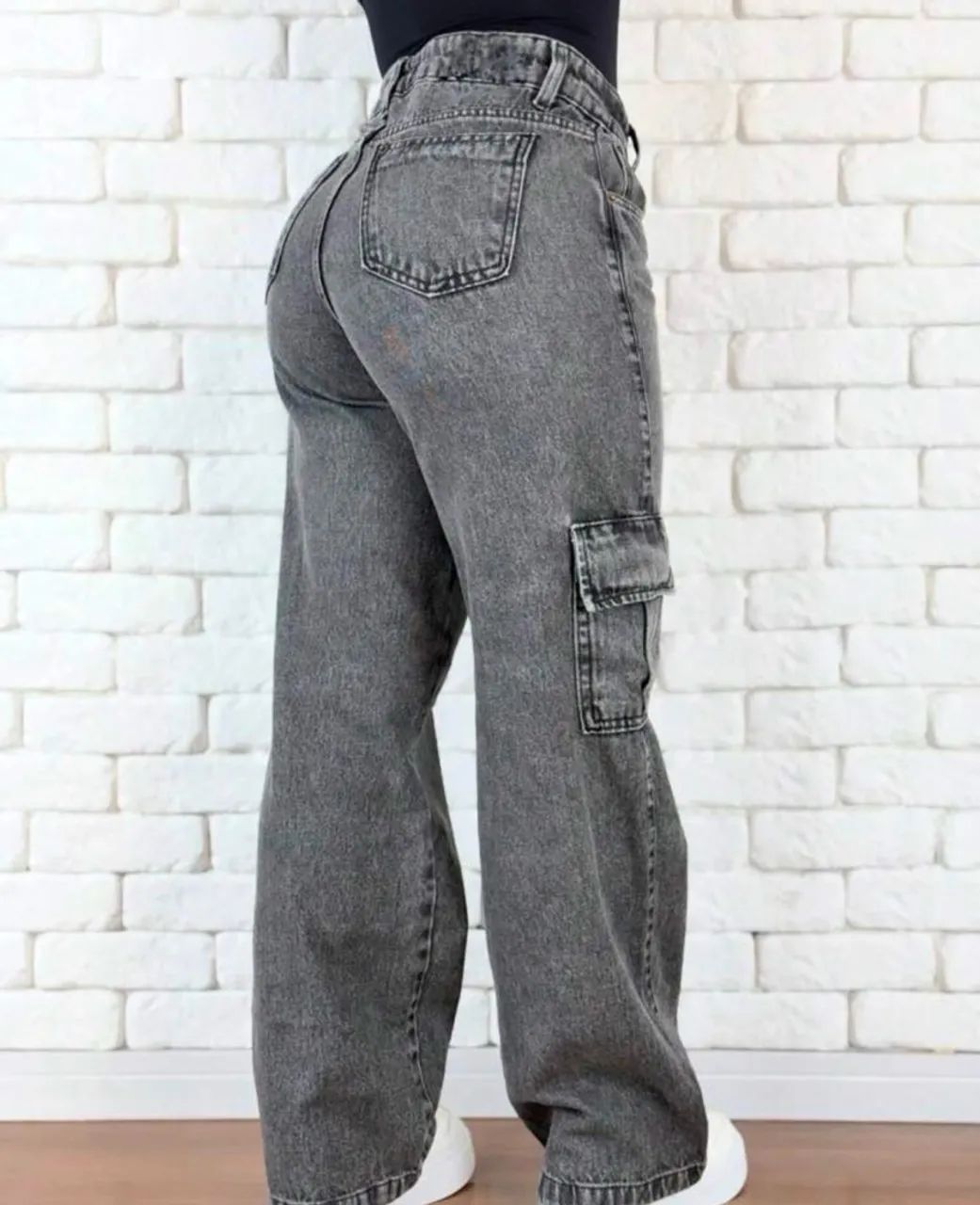 Calça jeans cargo, NOVA. - Foto 2