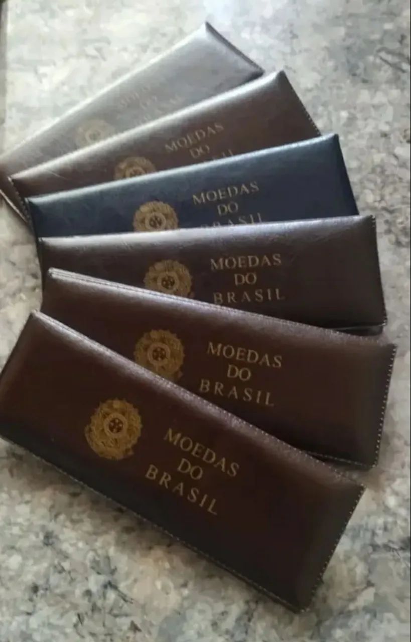 6 Set moedas Trio Axé (Soberbas) com estojos originais  - Foto 2